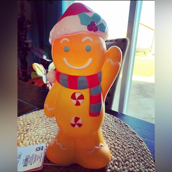 Holiday Gingerbread Man Tabletop Blow Mold Poshmark